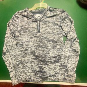 Helix Men's Henley Long Sleeve Top - Small